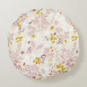 patroon met witte dieren rond kussen (Achterkant)