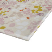 patroon met witte dieren snijplank (Hoek)