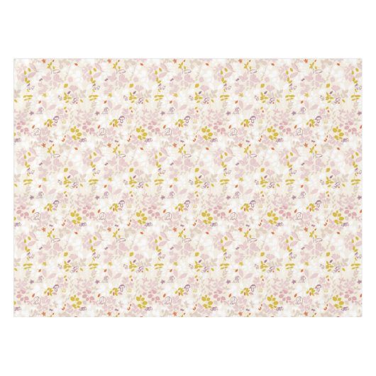 patroon met witte dieren tafelkleed (Voorkant (Horizontaal))