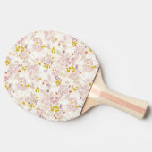 patroon met witte dieren tafeltennisbatje (Zijkant)