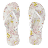 patroon met witte dieren teenslippers (Voetbed)