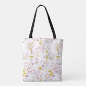 patroon met witte dieren tote bag (Achterkant)