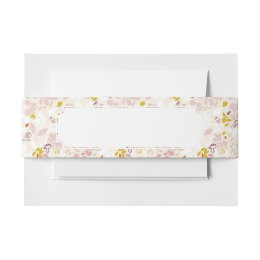 patroon met witte dieren uitnodigingen wikkel (Voorkant Voorbeeld)