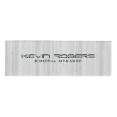 Patroon met witte nevels naambadge (Voorkant)