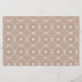 Patroon met witte rand en handtekening briefpapier (Achterkant)