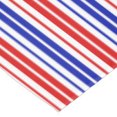 Patroon met witte rode blauwe strepen tafelkleed (Gekanteld)