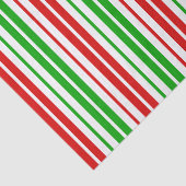 Patroon met witte rode groene strepen tissuepapier (Detail)