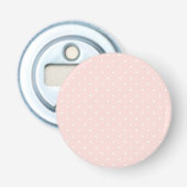 Patroon met witte stippen 2 button flesopener (Voorkant)