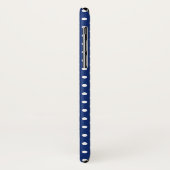 Patroon met witte stippen 2 Case-Mate iPhone case (Achterkant/links)