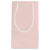 Patroon met witte stippen 2 klein cadeauzakje (Voorkant)