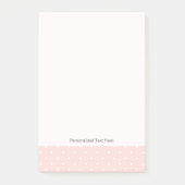 Patroon met witte stippen 2 post-it® notes (Voorkant)