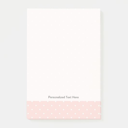 Patroon met witte stippen 2 post-it® notes (Voorkant)