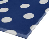 Patroon met witte stippen 2 snijplank (Hoek)