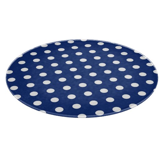 Patroon met witte stippen 2 snijplank (Hoek)
