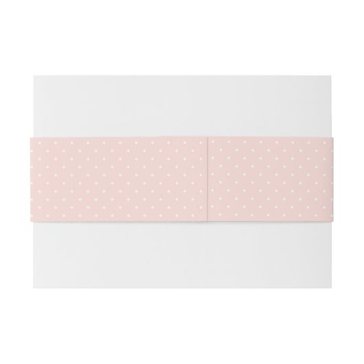 Patroon met witte stippen 2 uitnodigingen wikkel (Achterkant Voorbeeld)