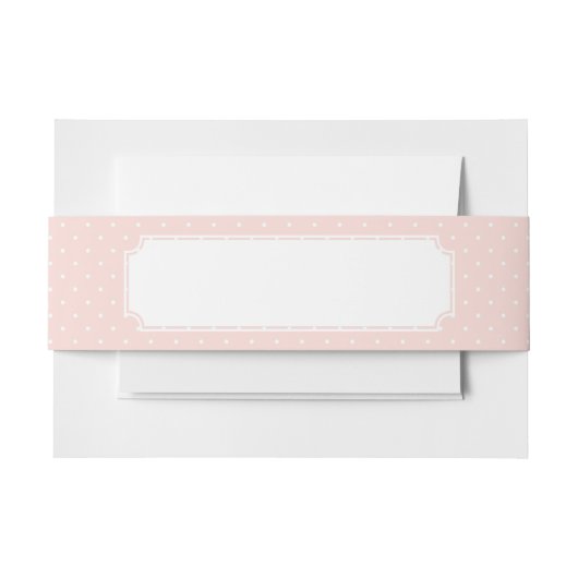 Patroon met witte stippen 2 uitnodigingen wikkel (Voorkant Voorbeeld)