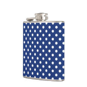 Patroon met witte stippen heupfles (Links)