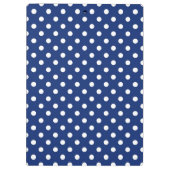 Patroon met witte stippen klembord (Achterkant)