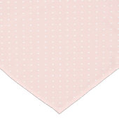 Patroon met witte stippen korte tafelloper (Hoek)