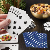 Patroon met witte stippen pokerkaarten (Insitu)