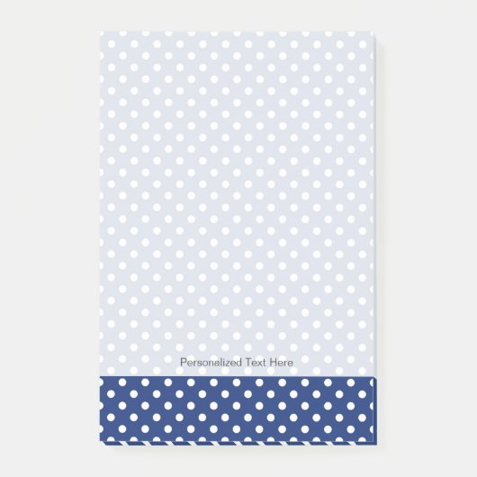 Patroon met witte stippen post-it® notes (Voorkant)