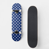 Patroon met witte stippen skateboard (Voorkant)