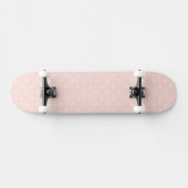 Patroon met witte stippen skateboard (Horizontaal)