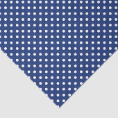 Patroon met witte stippen tissuepapier (Detail)