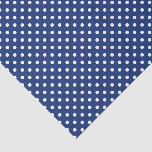 Patroon met witte stippen tissuepapier (Detail)