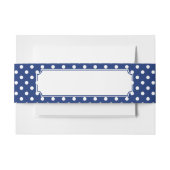 Patroon met witte stippen uitnodigingen wikkel (Voorkant Voorbeeld)