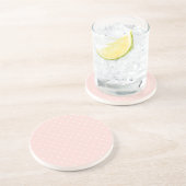 Patroon met witte stippen zandsteen onderzetter (Zijkant)