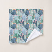 Patroon met zachte patel Cactus Bad Handdoek (Wasdoekje)