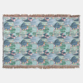 Patroon met zachte patel Cactus Deken (Voorkant)
