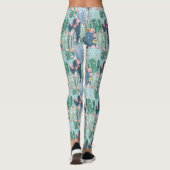 Patroon met zachte patel Cactus Leggings (Achterkant)