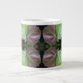 Patroon met zee druiven grote koffiekop (Voorkant)
