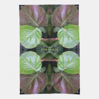 Patroon met zee druiven theedoek