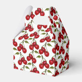 patroon met zoete kersen bedankdoosjes (Achterkant)