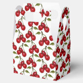 patroon met zoete kersen bedankdoosjes (Geopend)