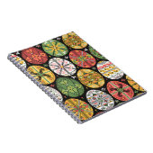  patroon met zondebok. Paaseieren patroon. Notitieboek (Rechterzijde)