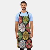  patroon met zondebok. Paaseieren patroon. Schort (Gedragen)