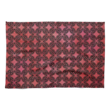 Patroon met zwarte en rode diamantketens