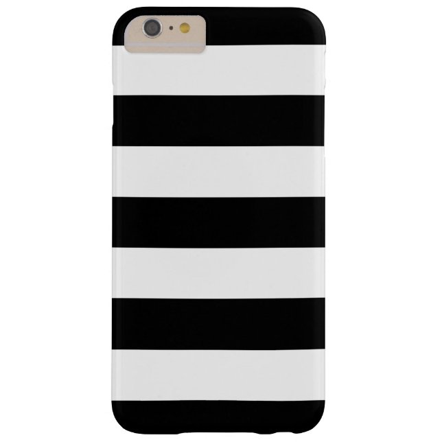 Patroon met zwarte en witte strepen Case-Mate iPhone case (Achterkant)