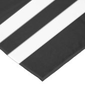 Patroon met zwarte en witte strepen tafelkleed (Gekanteld)