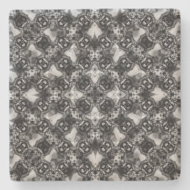 Patroon met zwarte & witte diamantketens stenen onderzetter