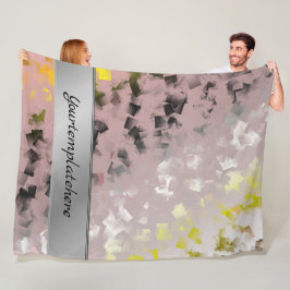 patroon, metaal, ontwerp, textuur, vorm, vierkant; fleece deken