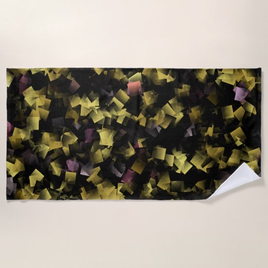 patroon, metaal, ontwerp, textuur, vorm, vierkant; strandlaken (Voorkant)