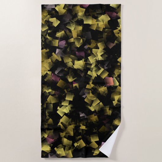 patroon, metaal, ontwerp, textuur, vorm, vierkant; strandlaken (Voorkant)