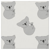 patroon moeder en baby koala stof (Close Up)