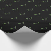 Patroon muzieknoten cadeaupapier (Hoek)