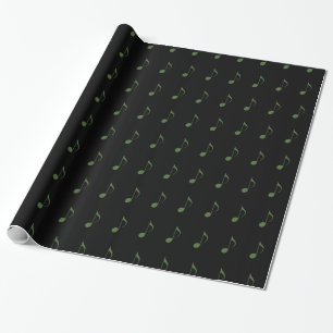 Patroon muzieknoten cadeaupapier